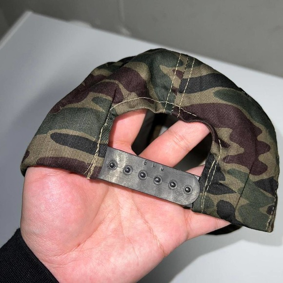 Vintage Texsport outdoors camo gorp gorpcore military snapback hat - Picture 2 of 4